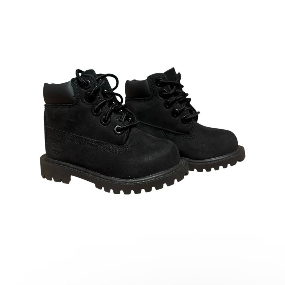 Kid's Premium 6-Inch Waterproof Timberland Boot Toddlers Size 4 Black